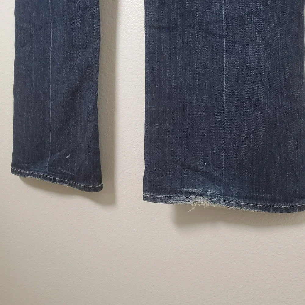 7 For All Mankind Bootcut Jeans Dark Wash Denim Womens Size 29 U075J080U-080U‎
